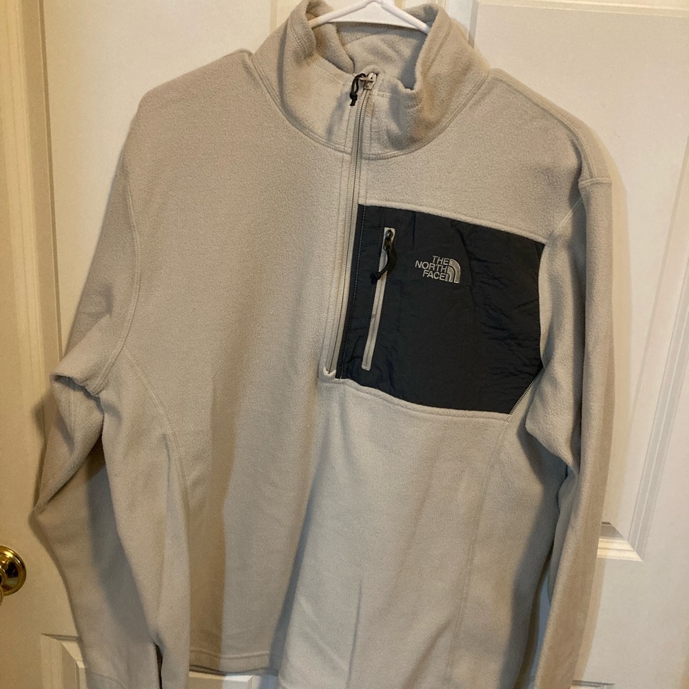 The North Face Gray Zip Up Sweater